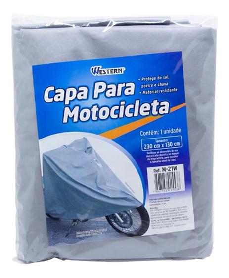 Imagem de Capa Impermeável Para Cobrir Moto Motocicleta Tam Médio