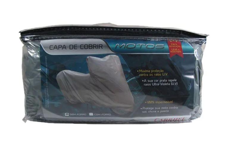 Capa Impermeável para cobrir motos tamanho GG (200) Menor preço em Capa Impermeável para cobrir motos tamanho GG (200)