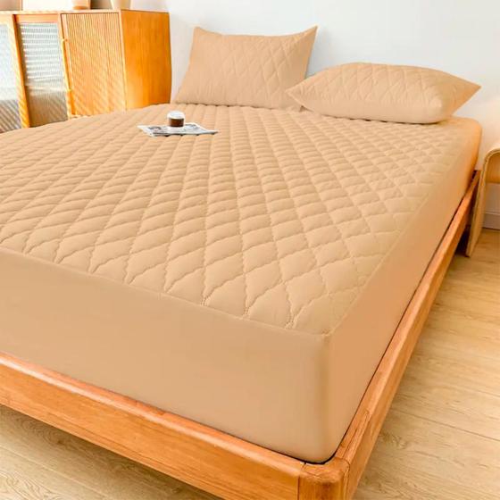 Imagem de Capa Impermeável para Colchão Casal Com Elástico Matelado Serene Confort