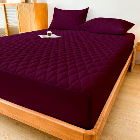 Imagem de Capa Impermeável para Colchão Casal Com Elástico Matelado Serene Confort