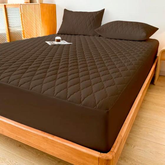 Imagem de Capa Impermeável para Colchão King Com Elástico Matelado Serene Confort