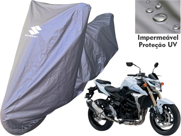 Imagem de Capa Impermeável Proteção Anti-UV Moto Suzuki GSR 750A