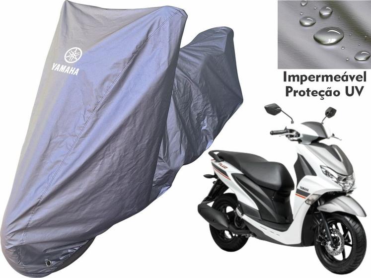 Imagem de Capa Impermeável Proteção Anti-UV Moto Yamaha Fluo 125 ABS