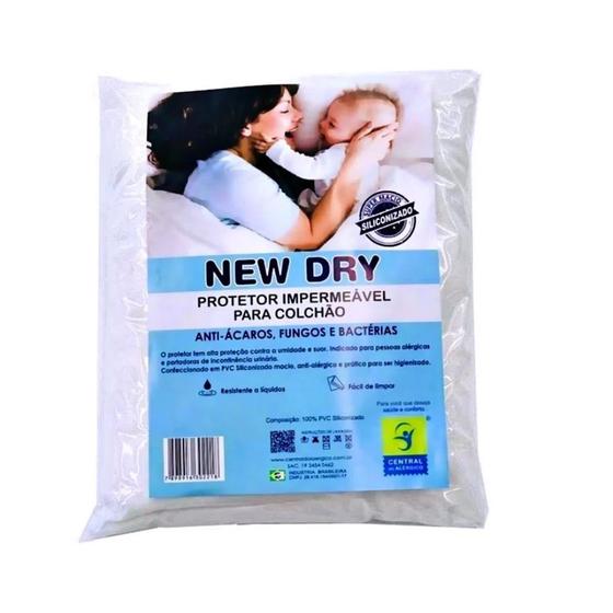Imagem de Capa Impermeável Transparente Para Colchão Solteiro New Dry Vapt Vupt (Elástico) Central Do Alérgico