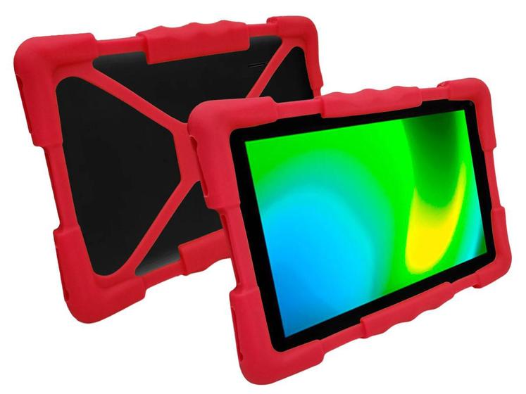 Imagem de Capa Infantil Compatível com Tablet Multilaser M9S Go M9 Case Anti Impacto Antiderrapante Silicone Aderente