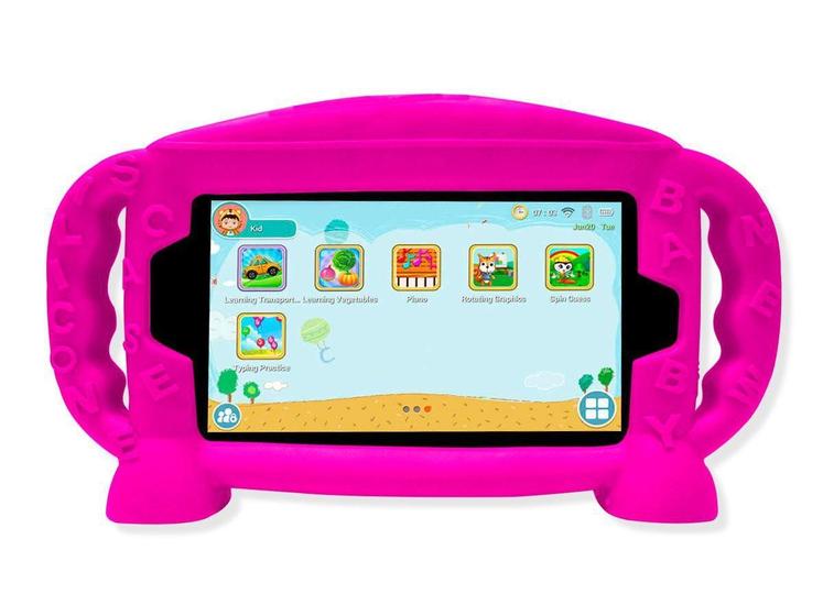 Imagem de Capa Infantil de Silicone Com Alça Compátivel Com O Tablet Philco 7” Polegadas