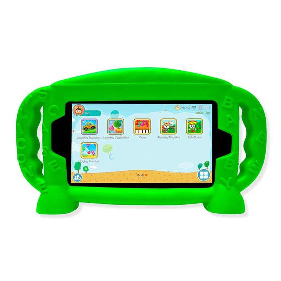 Imagem de Capa Infantil de Silicone Com Alça CompatÍvel Com O Tablet Twist Tab T770 Multilaser 7 Polegadas