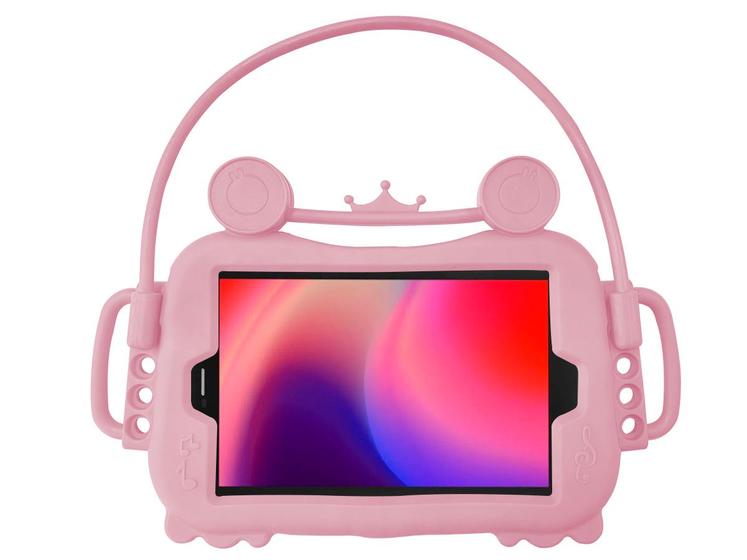 Imagem de Capa Infantil Para Tablet Multilaser M8 Tela 8 Polegadas Suporte Veicular Anti Impacto Silicone