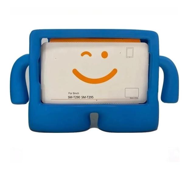 Capa Infantil tablet A 8p T290 T295 Anti impacto Azul Menor preço em Capa Infantil tablet A 8p T290 T295 Anti impacto Azul