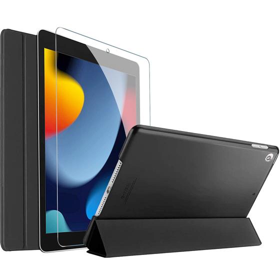 Imagem de Capa inteligente ProCase para iPad 10.2 de 9ª, 8ª e 7ª geração com vidro