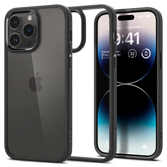 Imagem de Capa Iphone 14 Pro Max Original Spigen Ultra Hybrid Matte Bl