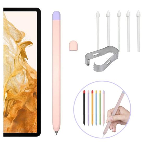 Imagem de Capa + kit pontas para S-Pen Tab S8 SM-X706N SM-X706