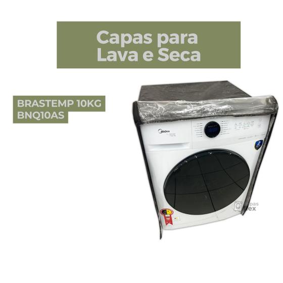 Imagem de Capa lava e seca brastemp 10kg bnq10as transparente flex
