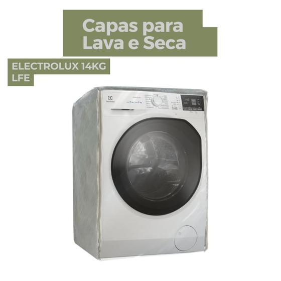 Imagem de Capa lava e seca electrolux 14kg lfe transparente flex