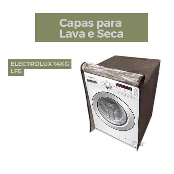 Imagem de Capa lava e seca electrolux 14kg lfe transparente flex