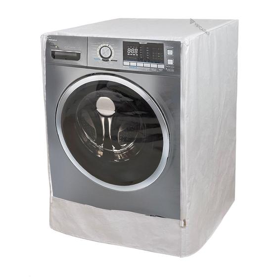 Capa Lava e Seca Midea Storm Wash 11kg LSD11 Zíper Transparente BRANCA Menor preço em Capa Lava e Seca Midea Storm Wash 11kg LSD11 Zíper Transparente BRANCA