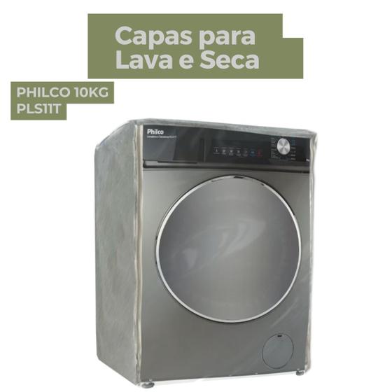 Imagem de Capa lava e seca philco 10kg pls11t transparente flex