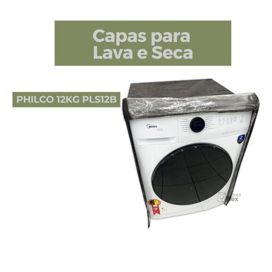 Imagem de Capa lava e seca philco 12kg pls12b transparente flex