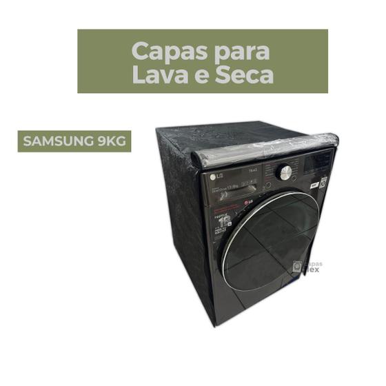 Imagem de Capa lava e seca samsung 9kg transparente flex