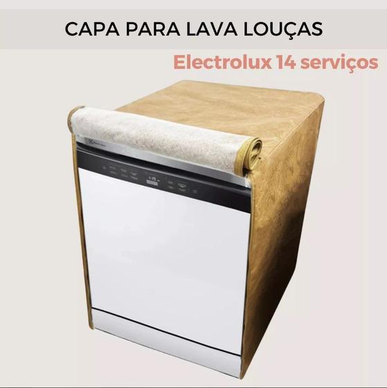 Imagem de Capa lava louças electrolux 14 serviços impermeável flex