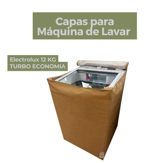 Imagem de Capa lavadora electrolux 12kg turbo economia impermeável flex