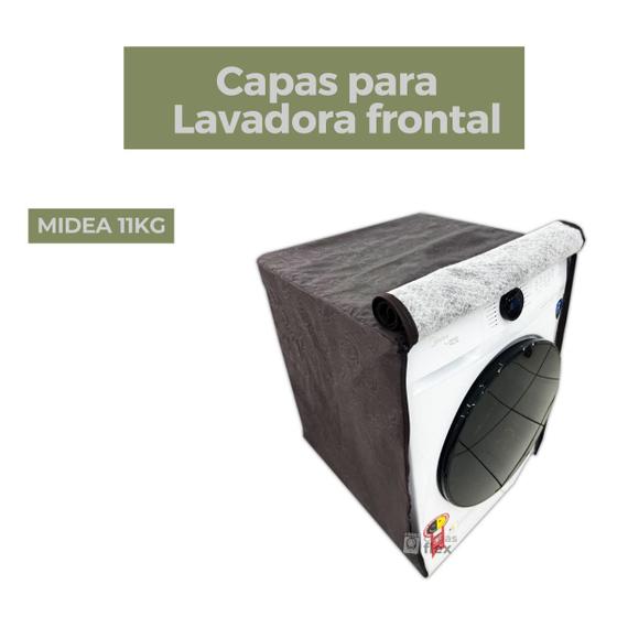 Imagem de Capa lavadora frontal midea 11kg impermeável flex