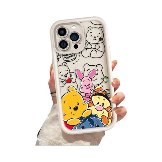 Imagem de Capa Macia Winnie the Pooh para iPhone 15/14/13/12/11 - Estilo Adorável