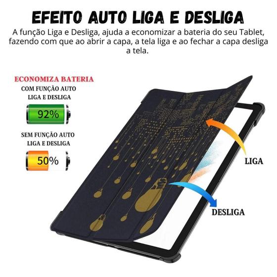 Imagem de Capa Magnética Auto Sleep Para Galaxy Tab A8 10.5 2022 X200