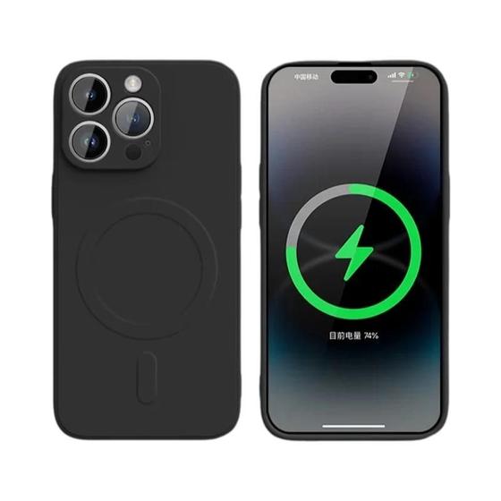 Imagem de Capa Magnética com Carregamento Wireless para iPhone 16/15/14/13/12/11 - Pro, Max e Mini