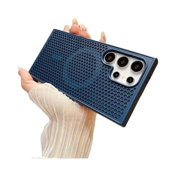 Imagem de Capa Magnética com Dissipação de Calor para Samsung Galaxy S24/S23/S22/Ultra/Plus - Compatível com MagSafe