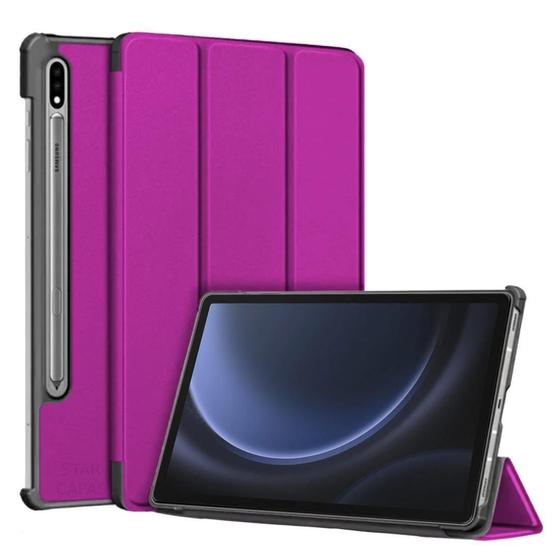Imagem de Capa Magnética Para Samsung Tablet S9 Fe X510 + Película
