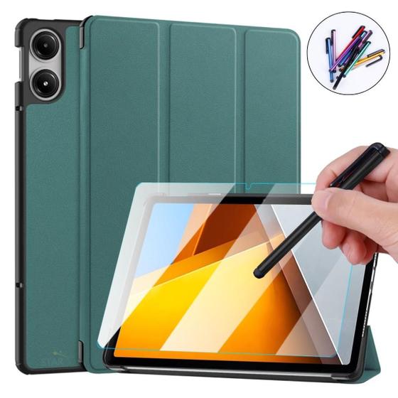 Imagem de Capa Magnética Para Xiaomi Poco Pad 12.1 + Película + Caneta