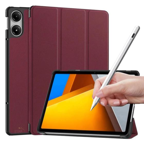 Imagem de Capa Magnética Para Xiaomi Poco Pad 12.1 Pol + Caneta Stylus