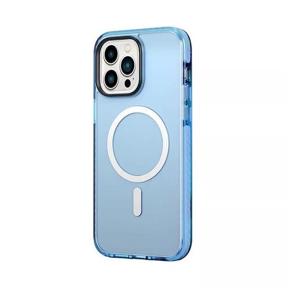 Imagem de Capa Magsafe Armor Shield Azul Sierra para iPhone 14 Pro