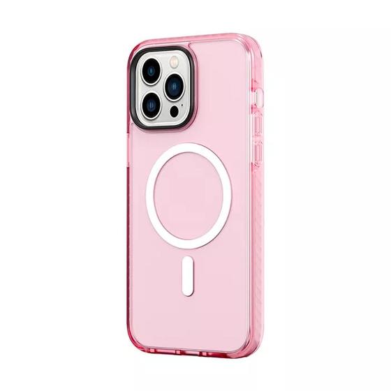 Imagem de Capa Magsafe Armor Shield Rosa para iPhone 14 Pro
