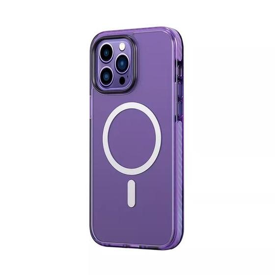 Imagem de Capa Magsafe Armor Shield Roxa para iPhone 14 Pro