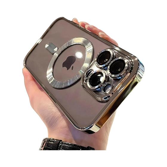 Imagem de Capa MagSafe Transparente para iPhone 11 - Carregamento Sem Fio com Revestimento Magnético