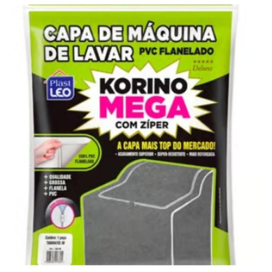 Imagem de Capa Maquina De Lavar Com Zíper G PVC Flanelado - kaeka
