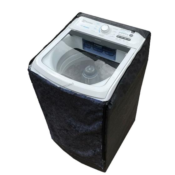 Imagem de Capa Maquina de Lavar Electrolux LED LEV LEH LEI LEJ 13kg e 14kg Abertura em Ziper Preta