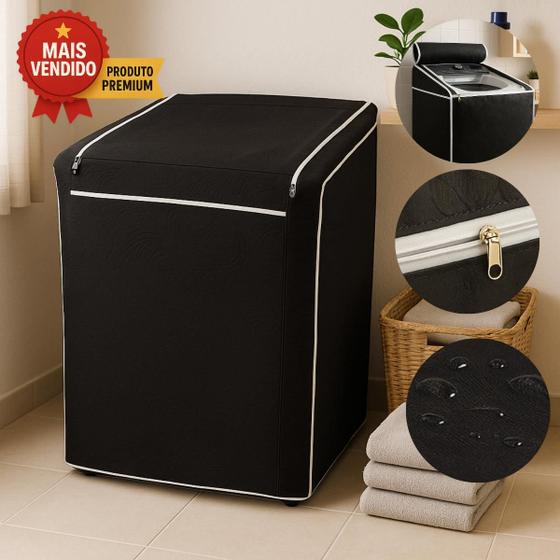 Capa Maquina Lavar Electrolux Brastemp Consul 12 13 14 15 16 17 Kg Ziper