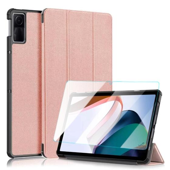 Imagem de Capa material sintético Para Xiaomi Redmi Pad 10.6 + Pel. Vidro