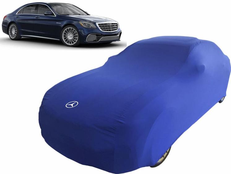 Imagem de Capa Mercedes S 560l Tecido Lycra Macio Não Risca Pintura