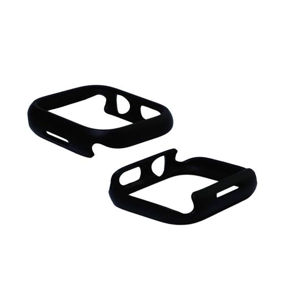 Imagem de Capa Moldura Protetora Nerdcase, Compatível com Apple Watch 45mm, Sem Vidro, Preta