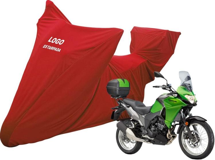 Imagem de Capa Moto Kawasaki Versys-X 300 Com Bauleto Bau Central