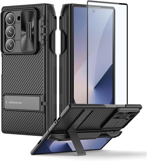 Imagem de Capa Nillkin com Suporte para S Pen - Samsung Galaxy Z Fold 6 (Preta)