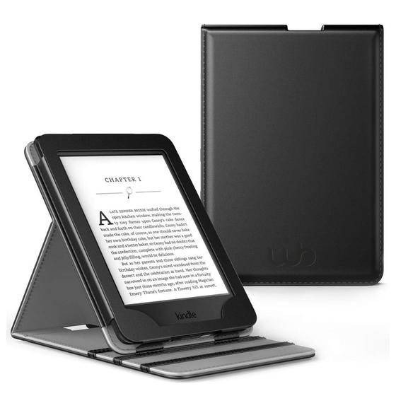 Imagem de Capa Novo Kindle 11ª geração - 2022 tela 6,8 WB Vertical Silicone Flexível Sensor Magnético