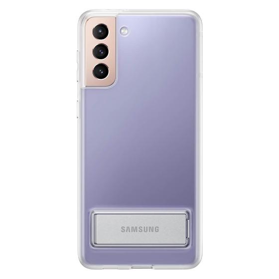 Imagem de Capa Original Samsung Clear Standing Galaxy  S21 Plus 6.7 pol G996