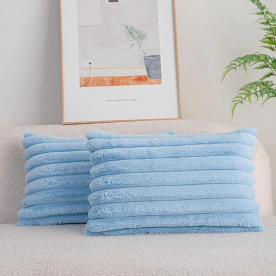 CAPA P/ ALMOFADA EM PELUCIA WAVE SOFT 2 Lados - 30X60 CM Menor preço em CAPA P/ ALMOFADA EM PELUCIA WAVE SOFT 2 Lados - 30X60 CM