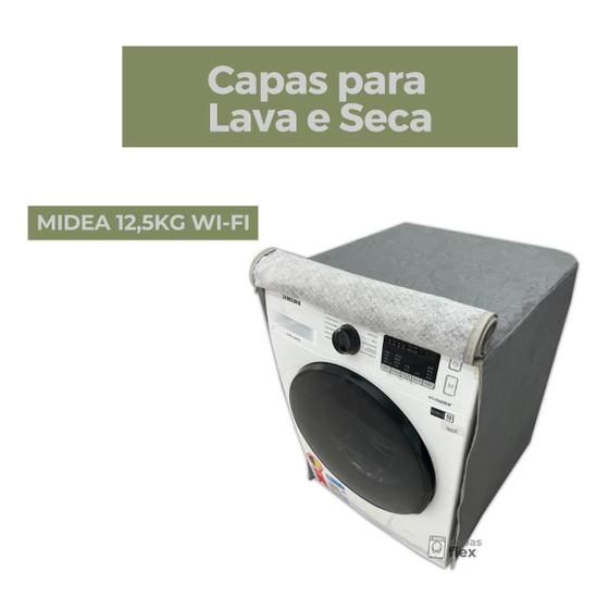 Imagem de Capa p máquina de lavar midea 12.5kg wi-fi impermeável flex