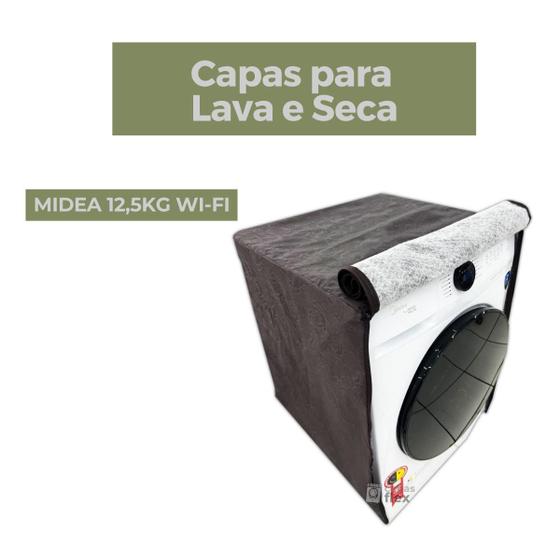 Imagem de Capa p máquina de lavar midea 12.5kg wi-fi impermeável flex